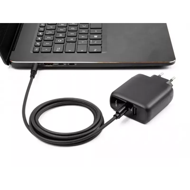 DeLOCK Laptop Charging Cable USB Type-C male to IBM 7.9 x 5.5 mm male 1.5m 20V 3A