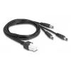 DeLOCK 90168 power cable Black 1 m 3 x DC 48 V