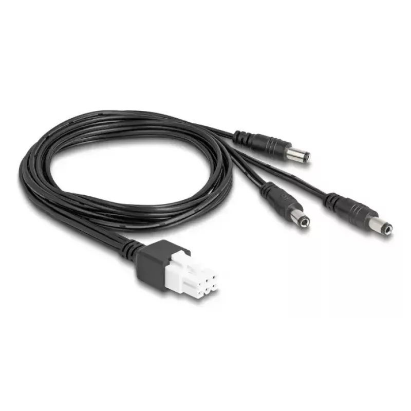 DeLOCK 90168 power cable Black 1 m 3 x DC 48 V