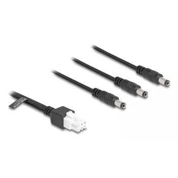 DeLOCK 90168 power cable Black 1 m 3 x DC 48 V