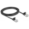 Networking Cable DeLOCK 81164 RJ-45 Cat6a 1.5m Black