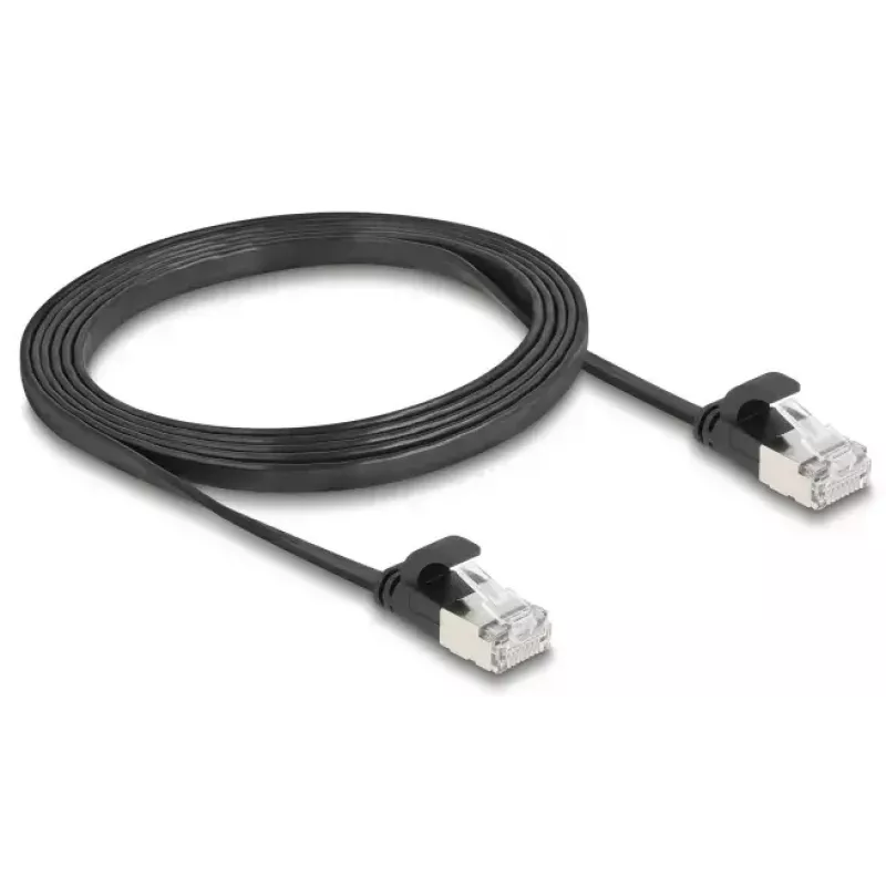 Networking Cable DeLOCK 81164 RJ-45 Cat6a 1.5m Black