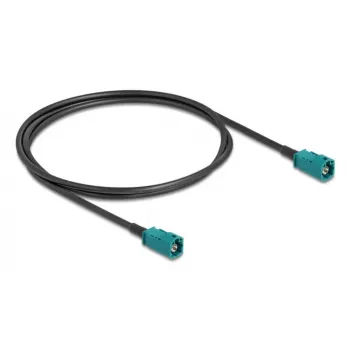Coaxial cable DELOCK 90678 HSD Z to HSD Z, 1 m, black/blue