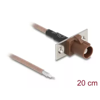 Coaxial cable DELOCK 90733 RG-316/U 0.2 m with FAKRA F connector