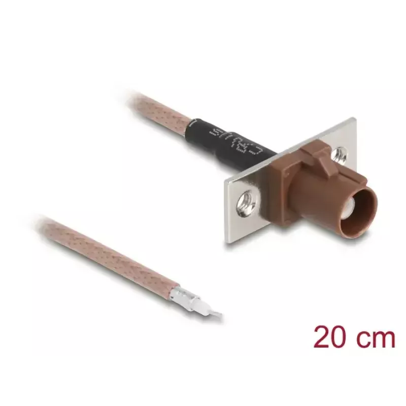 Coaxial cable DELOCK 90733 RG-316/U 0.2 m with FAKRA F connector