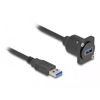 DeLOCK D-Type USB Cable Type-A male to Type-A female 20 cm 5 Gbps