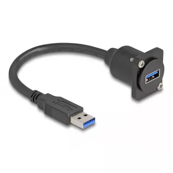 DeLOCK D-Type USB Cable Type-A male to Type-A female 20 cm 5 Gbps