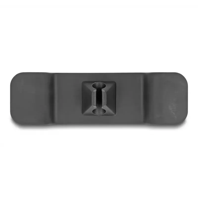 Cable holder DeLOCK 18447 self-adhesive black set of 3