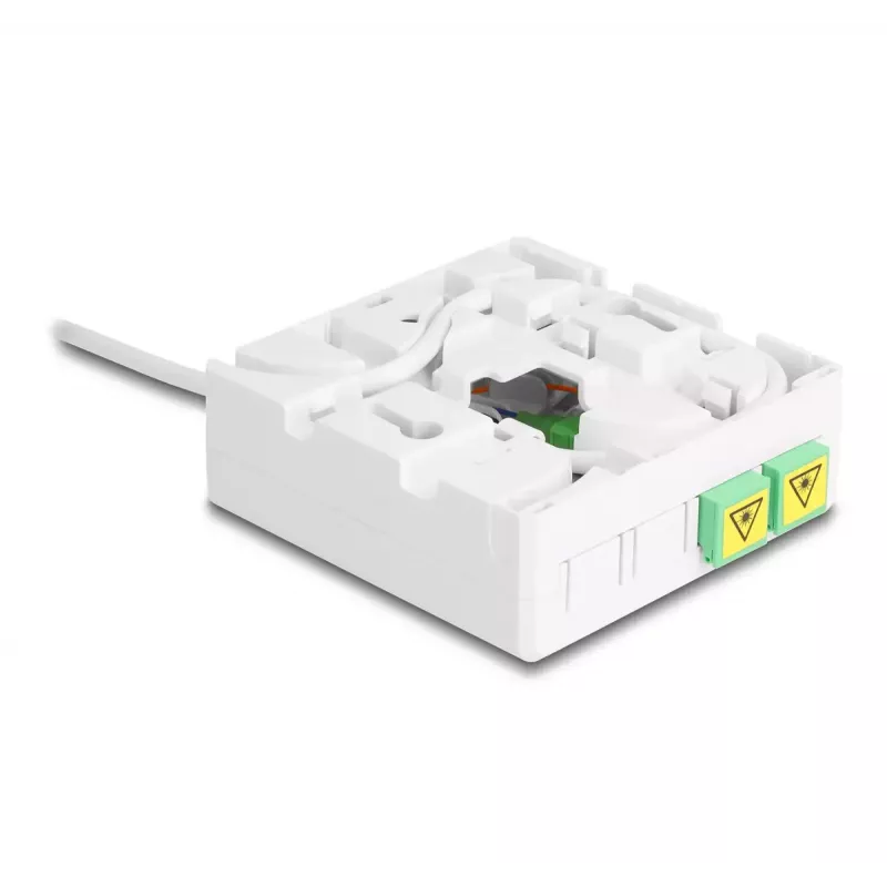 DeLOCK Optical Fiber Connection Box 2 x SC/APC Simplex 40 m