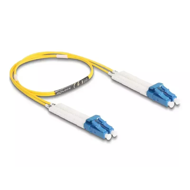 Optical Fiber Cable DeLOCK 88068 LC Duplex LC Duplex OS2 0.5m