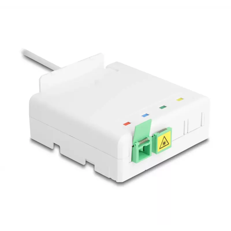 DeLOCK Optical Fiber Connection Box 2 x SC/APC Simplex 20 m Cable