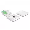 DeLOCK Optical Fiber Connection Box 2 x SC/APC Simplex 20 m Cable