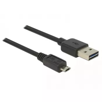 USB Cable DeLOCK 83851 USB 2.0 3m USB A Micro-USB B Black