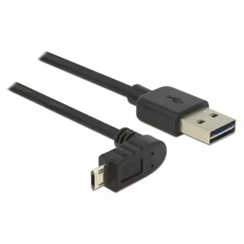 USB Cable DeLOCK 83856 USB 2.0 2m USB A Micro-USB B Black