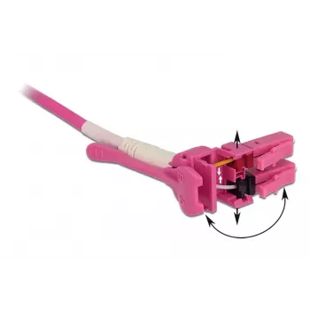 Fibre Optic Cable DeLOCK 85134 3m LC Pink