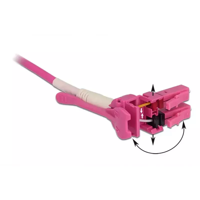 Fibre Optic Cable DeLOCK 85134 3m LC Pink