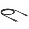 USB Cable DeLOCK 85207 USB 3.2 Gen 2 1m USB C Black