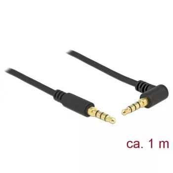 Audio Cable DeLOCK 85610 1m 3.5mm Black