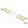 Cable Tie Steel DeLOCK 18790 300mm Yellow 10 pcs