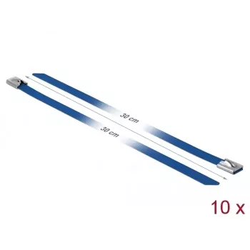 Cable Tie DeLOCK 18798 Steel Blue 300mm 10 pcs