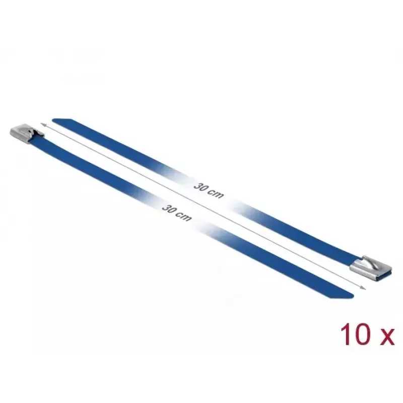 Cable Tie DeLOCK 18798 Steel Blue 300mm 10 pcs