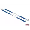 Cable Tie DeLOCK 18799 Steel Blue 10 pc(s)
