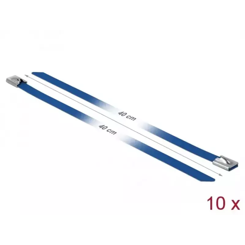 Cable Tie DeLOCK 18799 Steel Blue 10 pc(s)