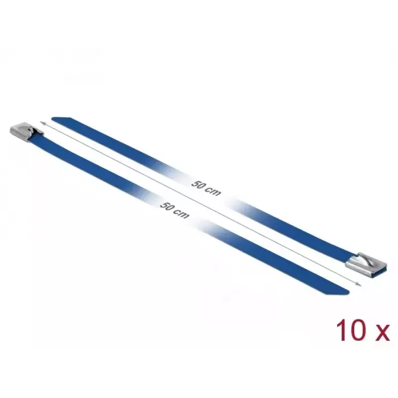 Cable Tie DeLOCK 18800 Steel Blue 500mm 10 pcs