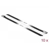 Cable Tie DeLOCK 18814 Steel Black 300mm 10 pcs