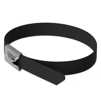 Cable Tie DeLOCK 18814 Steel Black 300mm 10 pcs