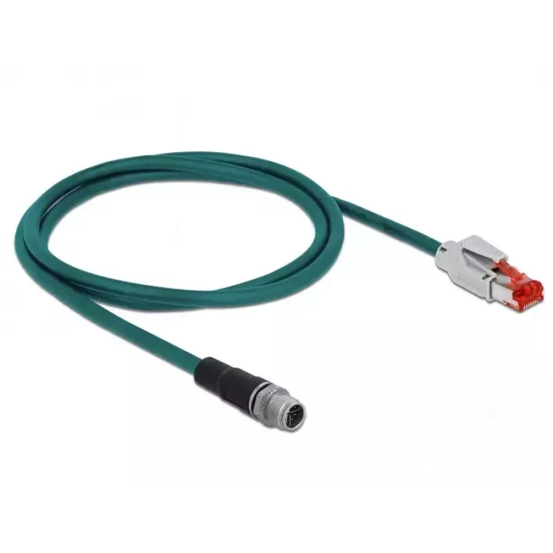 Network Cable DeLOCK 85425 RJ45 Cat6 1m Black