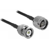 Coaxial Cable LMR195 DeLOCK 90425 10 m Black Grey