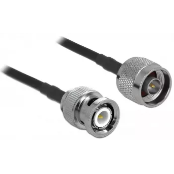 Coaxial Cable LMR195 DeLOCK 90425 10 m Black Grey