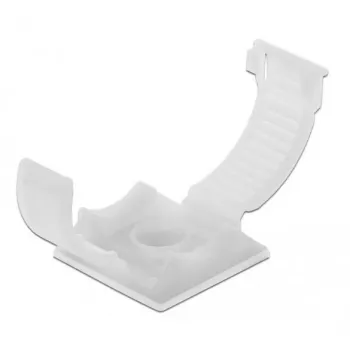 Cable clamp DeLOCK 60178 White 10 pcs