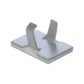 Cable holder DeLOCK 60183 Silver 10 pcs