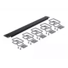 Cable management panel DeLOCK 19 inch 42628