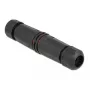 Electric wire connector DELOCK 86912, straight, 85–260 V, black, 25 × 114 mm, 1 pc