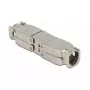 Coupler for network cable DeLOCK Cat.6A STP toolfree