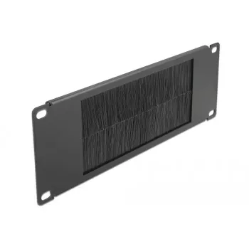 Brush panel DeLOCK 10 inch Cable Management Brush Strip 2U black