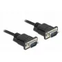 Serial Cable DeLOCK 86574 Black 2m RS-232 Sub-D9