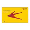 Pliers DELOCK 86773 — metal construction, steel handles, red handles