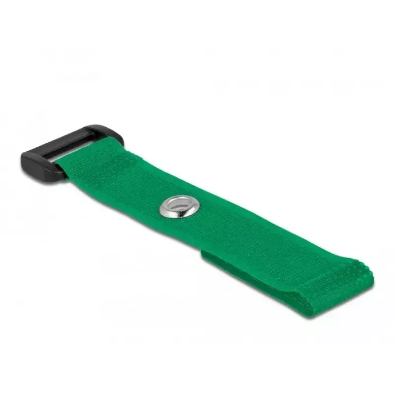 Hook & loop cable tie DeLOCK 19541 Green 150mm 5 pcs