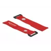 Hook & loop cable tie DeLOCK 19550 Red 3 pcs