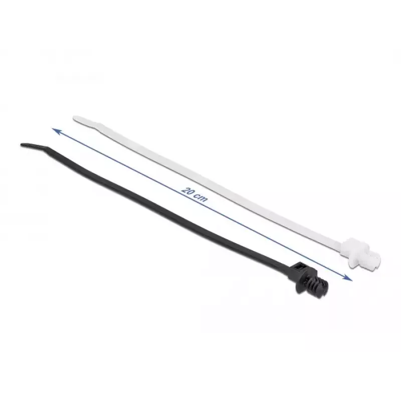 Cable tie with lamella base DeLOCK 19502 L 200 x W 4.8 mm 100 pcs