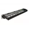 Patch Panel DeLOCK 19 inch 24 Port with Cable Fixing Rail