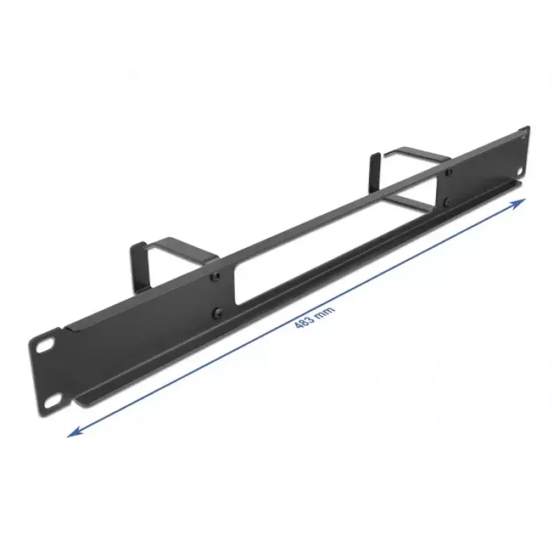 Cable management panel DeLOCK 19 inch 66655 black