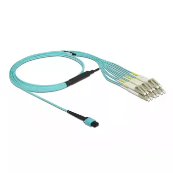 Optical Fiber Cable MPO female to 12 x LC Duplex male DeLOCK 84872