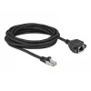 Network Extension Cable DeLOCK Cat.6A 5m Black