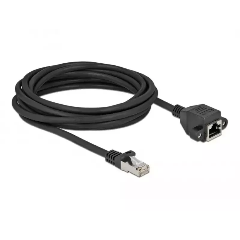 Network Extension Cable DeLOCK Cat.6A 5m Black