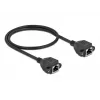 Network Extension Cable DeLOCK Cat.6A 50 cm black